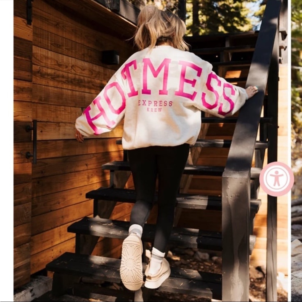 Krista Horton x Slyfox Hot Mess Express Crew Neck